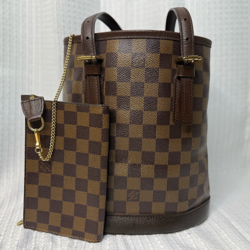 Louis Vuitton Classic Brown Checkered Shoulder Bag